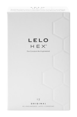 Prezerwatywy lateksowe LELO HEX Original – 12 sztuk