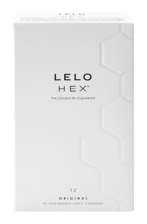 LELO - HEX Original prezerwatywy lateksowe (12 sztuk) LELO - HEX Original prezerwatywy lateksowe (12 sztuk)