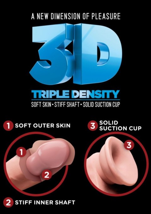 King Cock Plus 5" Triple Density Cock with Balls King Cock Plus 5" Triple Density Cock with Balls