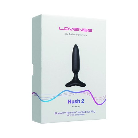 Smukły korek analny z wibracją – Lovense Hush 2 25 mm Smukły korek analny z wibracją – Lovense Hush 2 25 mm