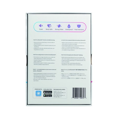 Smukły korek analny z wibracją – Lovense Hush 2 25 mm Smukły korek analny z wibracją – Lovense Hush 2 25 mm