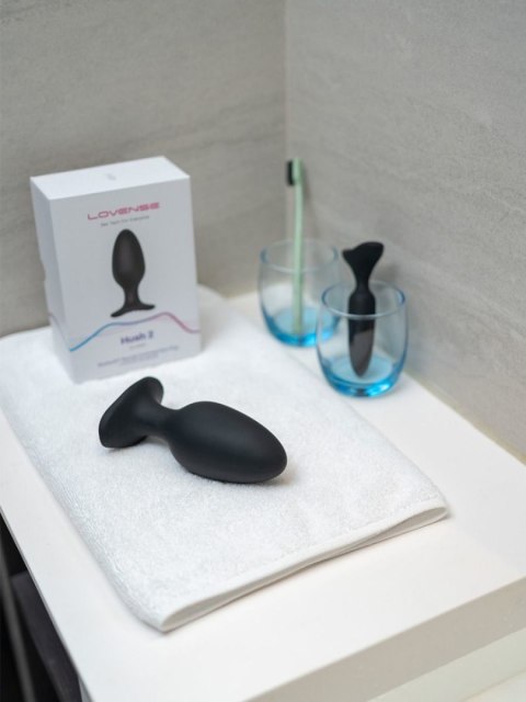 Szeroki korek analny z wibracją – Lovense Hush 2 57 mm Szeroki korek analny z wibracją – Lovense Hush 2 57 mm