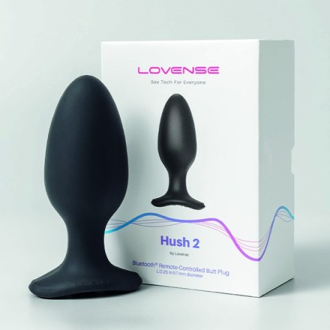 Szeroki korek analny z wibracją – Lovense Hush 2 57 mm Szeroki korek analny z wibracją – Lovense Hush 2 57 mm