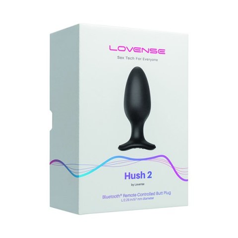 Szeroki korek analny z wibracją – Lovense Hush 2 57 mm Szeroki korek analny z wibracją – Lovense Hush 2 57 mm