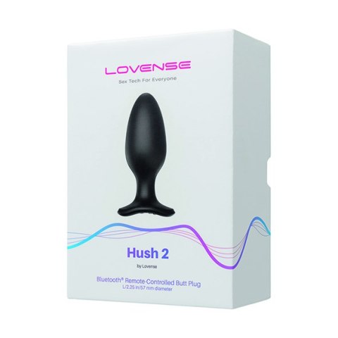 Szeroki korek analny z wibracją – Lovense Hush 2 57 mm Szeroki korek analny z wibracją – Lovense Hush 2 57 mm
