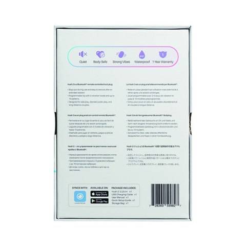 Szeroki korek analny z wibracją – Lovense Hush 2 57 mm Szeroki korek analny z wibracją – Lovense Hush 2 57 mm