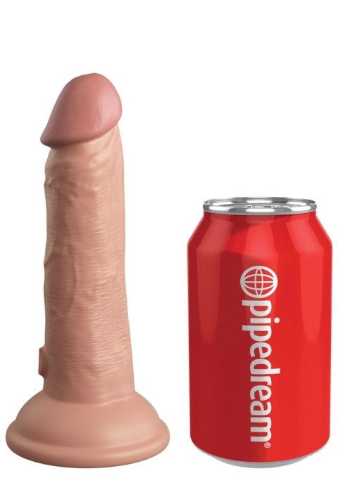 Realistyczne dildo z twardym rdzeniem – King Cock Dual Density 15cm Realistyczne dildo z twardym rdzeniem – King Cock Dual Density 15cm
