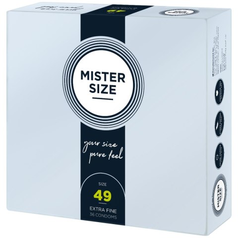 Mister.Size 49 mm Condoms 36 Pieces Mister.Size 49 mm Condoms 36 Pieces
