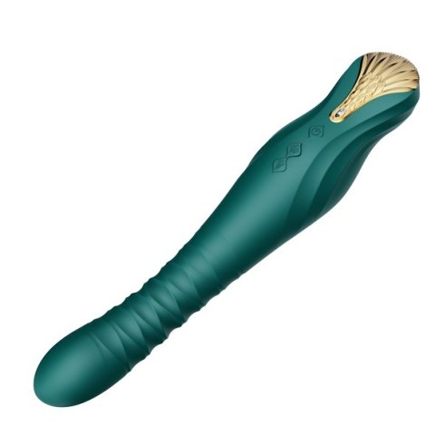 Pulsator Zalo King Vibrating Thruster Turquoise Green Pulsator Zalo King Vibrating Thruster Turquoise Green