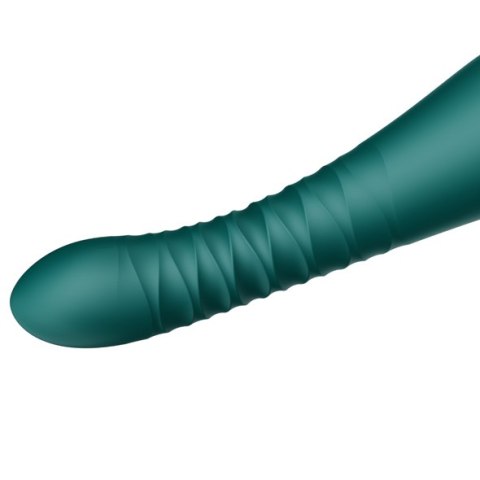 Pulsator Zalo King Vibrating Thruster Turquoise Green Pulsator Zalo King Vibrating Thruster Turquoise Green
