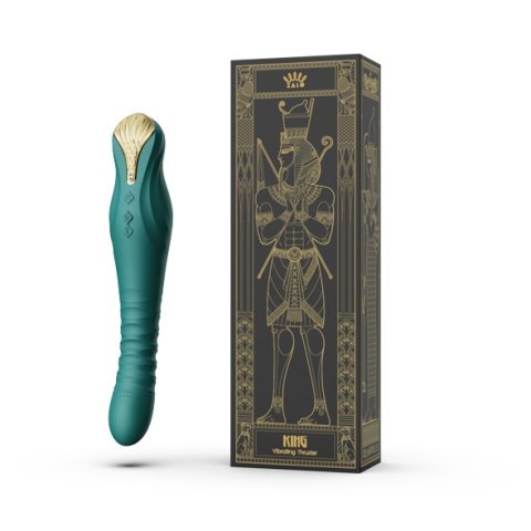 Pulsator Zalo King Vibrating Thruster Turquoise Green Pulsator Zalo King Vibrating Thruster Turquoise Green