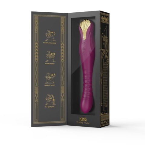 Pulsator Zalo King Vibrating Thruster Velvet Purple Pulsator Zalo King Vibrating Thruster Velvet Purple