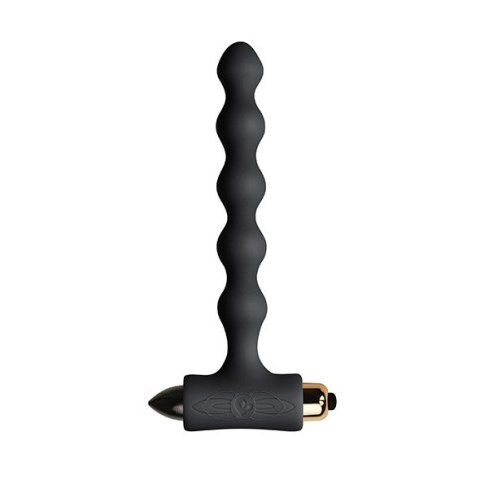 Korek analny z koralikami – Rocks-Off Petite Sensations Pearls Black