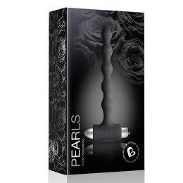 Korek analny z koralikami – Rocks-Off Petite Sensations Pearls Black