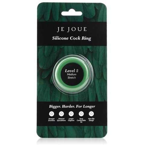 Silikonowy pierścień erekcyjny – Je Joue Medium Stretch Green Silikonowy pierścień erekcyjny – Je Joue Medium Stretch Green