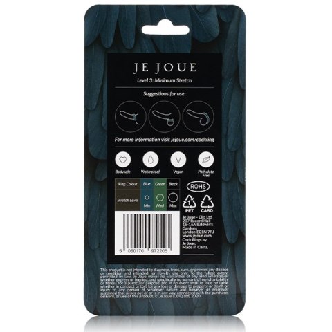 Silikonowy pierścień erekcyjny – Je Joue Minimum Stretch Blue Silikonowy pierścień erekcyjny – Je Joue Minimum Stretch Blue