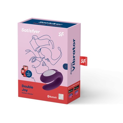 Satisfyer Double Joy Violet incl. Bluetooth and App Satisfyer Double Joy Violet incl. Bluetooth and App