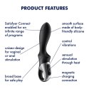 Masażer łechtaczki z funkcją podgrzewania – Satisfyer Heat Climax Connect App