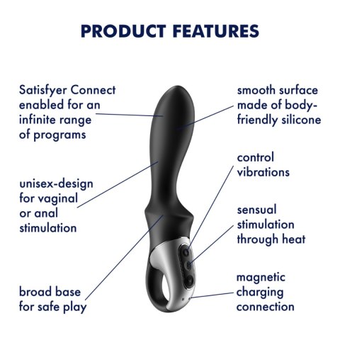 Masażer łechtaczki z funkcją podgrzewania – Satisfyer Heat Climax Connect App Masażer łechtaczki z funkcją podgrzewania – Satisfyer Heat Climax Connect App