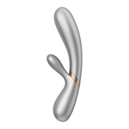 Podgrzewany wibrator dla par – Satisfyer Hot Lover Silver/Champagne