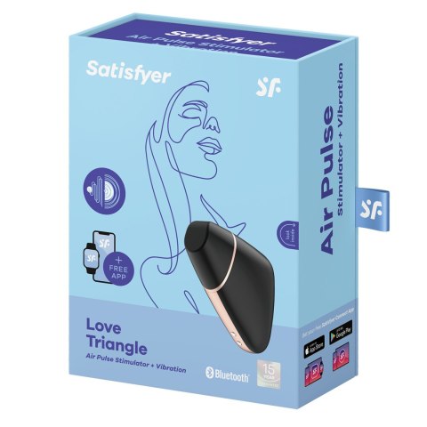 Satisfyer Love triangle black incl. Bluetooth and App Satisfyer Love triangle black incl. Bluetooth and App