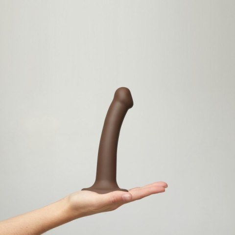 Silicone Bendable Dildo Double Density Black M Silicone Bendable Dildo Double Density Black M