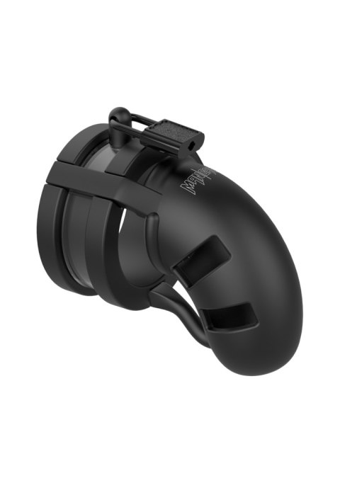 Pas cnoty silikonowy z rozdzielaczem jąder – ManCage Chastity Model 18 Silicone Cage Ballsplitter Black Pas cnoty silikonowy z rozdzielaczem jąder – ManCage Chastity Model 18 Silicone Cage Ballsplitter Black