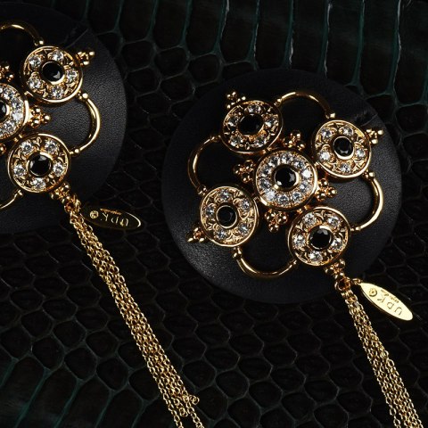 Skórzane nasutniki ozdobne – Upko Luxury Baroque Leather Pasties Skórzane nasutniki ozdobne – Upko Luxury Baroque Leather Pasties