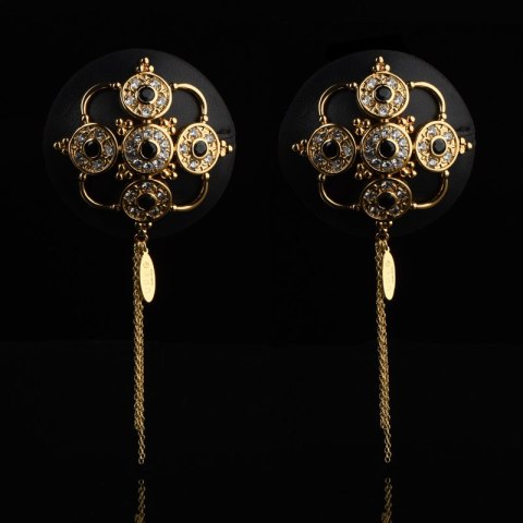 Skórzane nasutniki ozdobne – Upko Luxury Baroque Leather Pasties Skórzane nasutniki ozdobne – Upko Luxury Baroque Leather Pasties