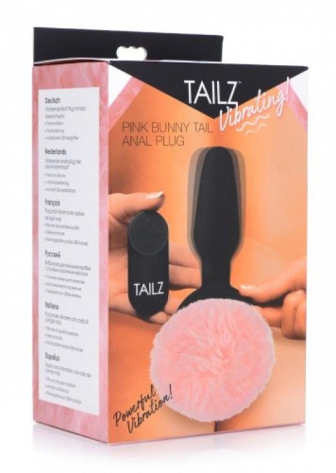 Korek analny z wibracją i futerkiem – Tailz Pink Bunny Tail Korek analny z wibracją i futerkiem – Tailz Pink Bunny Tail