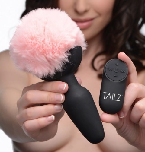 Korek analny z wibracją i futerkiem – Tailz Pink Bunny Tail Korek analny z wibracją i futerkiem – Tailz Pink Bunny Tail