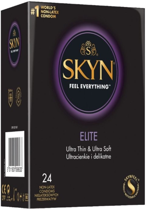 Prezerwatywy nielateksowe ultracienkie – Unimil Skyn Elite 24 sztuki Prezerwatywy nielateksowe ultracienkie – Unimil Skyn Elite 24 sztuki