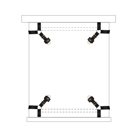 Pasy do krępowania łóżkowego – UPKO Bed Restraint Strap Pasy do krępowania łóżkowego – UPKO Bed Restraint Strap