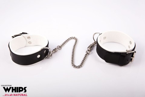 Kajdanki na kostki – Whips White Ankle Cuffs Kajdanki na kostki – Whips White Ankle Cuffs