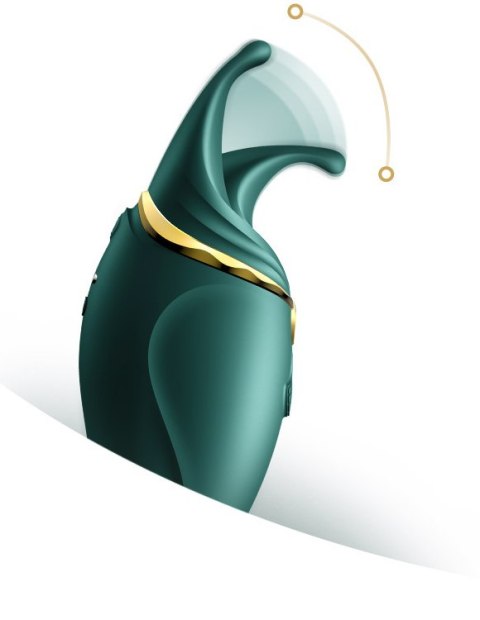 Wielofunkcyjny wibrator punktowy Zalo Hero Jewel Green Wielofunkcyjny wibrator punktowy Zalo Hero Jewel Green