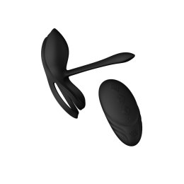 Pierścień erekcyjny z wymiennym stymulatorem – ZALO Bayek Obsidian Black