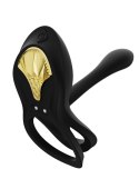 Pierścień erekcyjny z wymiennym stymulatorem – ZALO Bayek Obsidian Black
