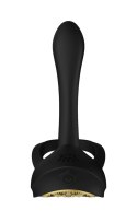 Pierścień erekcyjny z wymiennym stymulatorem – ZALO Bayek Obsidian Black