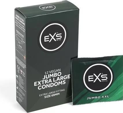 Prezerwatywy XXL Jumbo Condoms 12 Pcs EXS