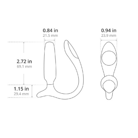 Wibrator analny sterowany aplikacją Lush Anal Lovense