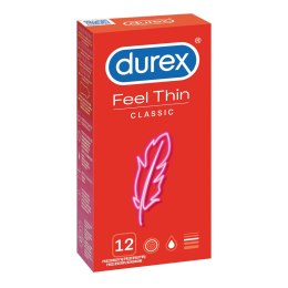 Prezerwatywy ultra-cienkie – Durex Feel Thin Classic (12 szt.)