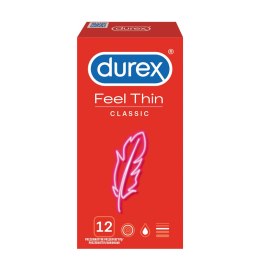 Prezerwatywy ultra-cienkie – Durex Feel Thin Classic (12 szt.)