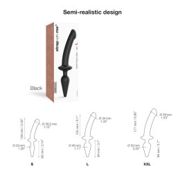 Dwustronny korek analny i dildo XXL – Strap-on-me Switch