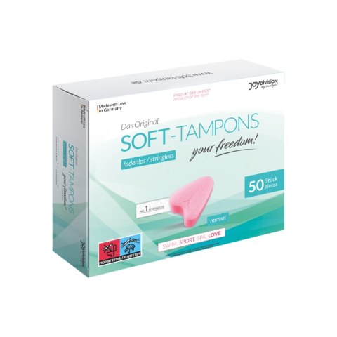 Tampony nawilżające standard – JoyDivision Soft-Tampons (50 szt.) Tampony nawilżające standard – JoyDivision Soft-Tampons (50 szt.)
