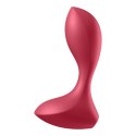 Korek analny ergonomiczny – Satisfyer Backdoor Lover (czerwony)