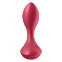 Korek analny ergonomiczny – Satisfyer Backdoor Lover (czerwony)