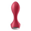 Korek analny ergonomiczny – Satisfyer Backdoor Lover (czerwony)