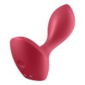 Korek analny ergonomiczny – Satisfyer Backdoor Lover (czerwony)