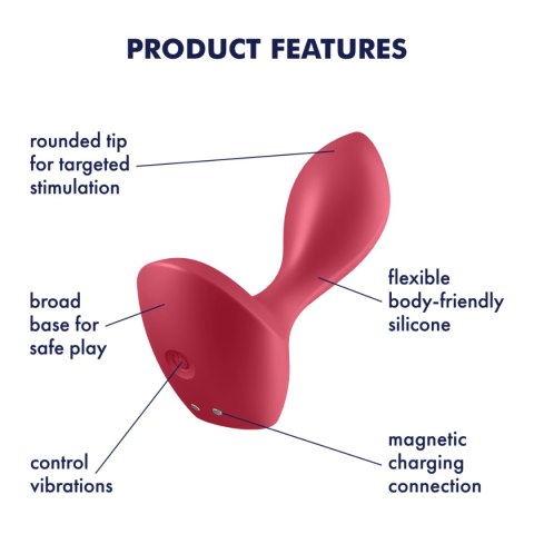 Korek analny ergonomiczny – Satisfyer Backdoor Lover (czerwony) Korek analny ergonomiczny – Satisfyer Backdoor Lover (czerwony)