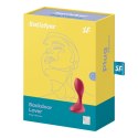 Korek analny ergonomiczny – Satisfyer Backdoor Lover (czerwony)